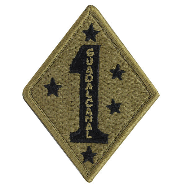 Marine Corps Patch: OCP First Division - hook closure