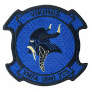 Marine Corps Squadron Patch: VMFA(AW)-225 Vikings: Color with hook closure