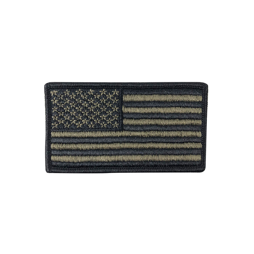 Flag Patch: United States of America - 2 by 3 inches subdued