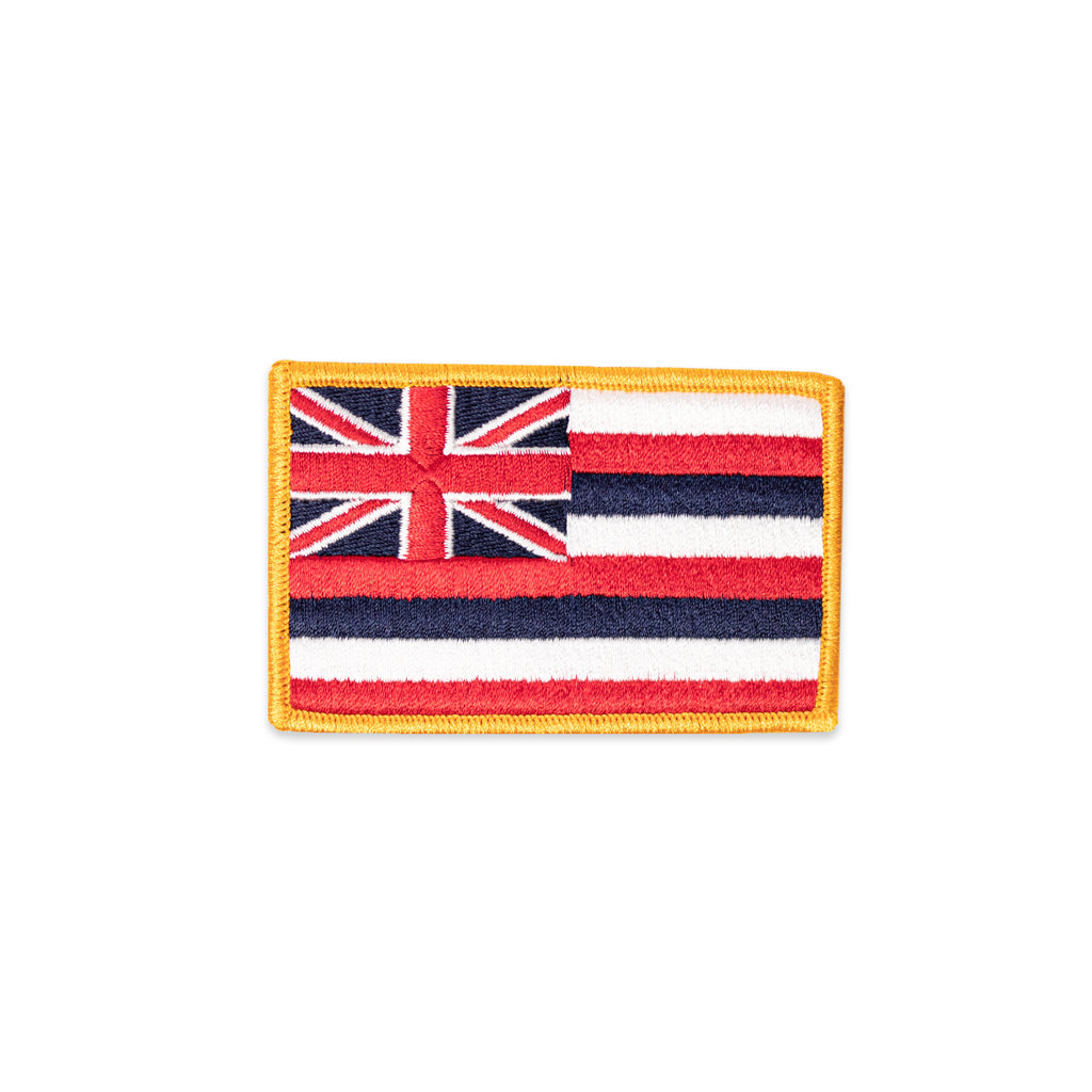 Flag Patch: Hawaii State Flag - 3 1/2