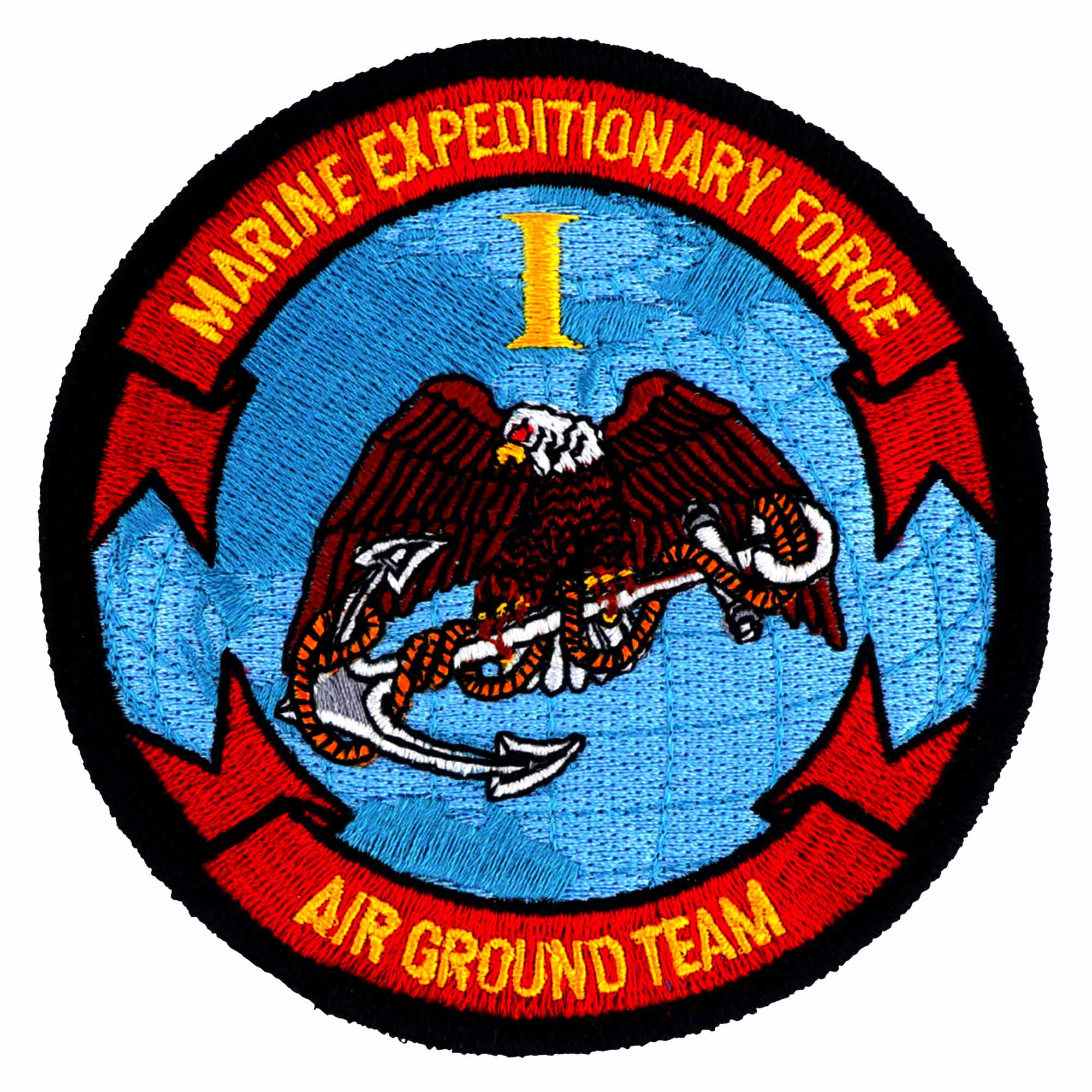 Marine Corps Patch: 1st Marine Expeditionary Force 4" - color