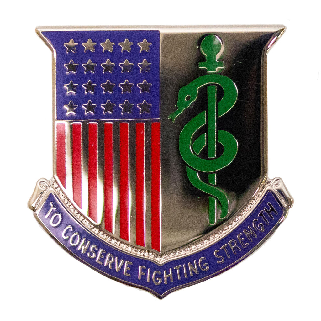 Army Corps Crest: Medical Department - To Conserve Fighting Strength