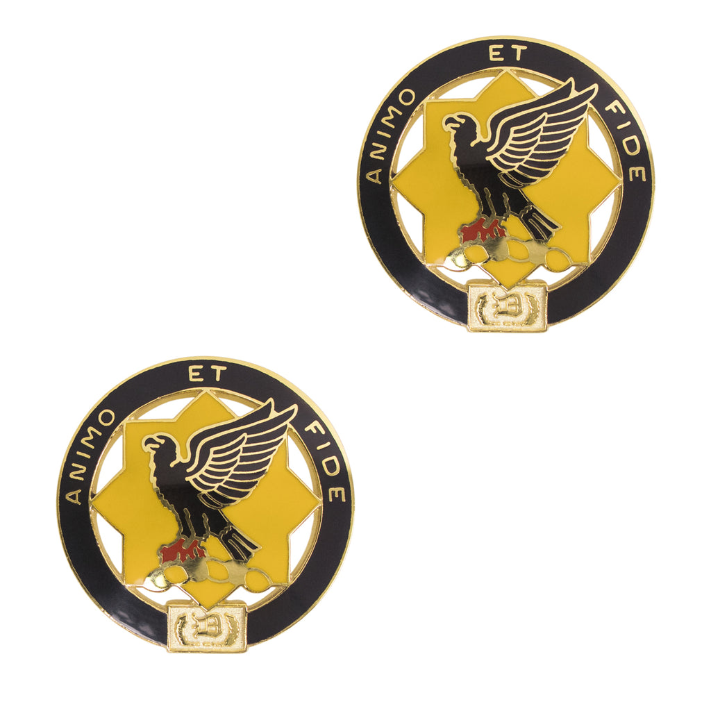 Army Crest: First Cavalry Regiment - Animo Et Fide