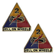 Army Crest: Second Armored Division - Hell on Wheels