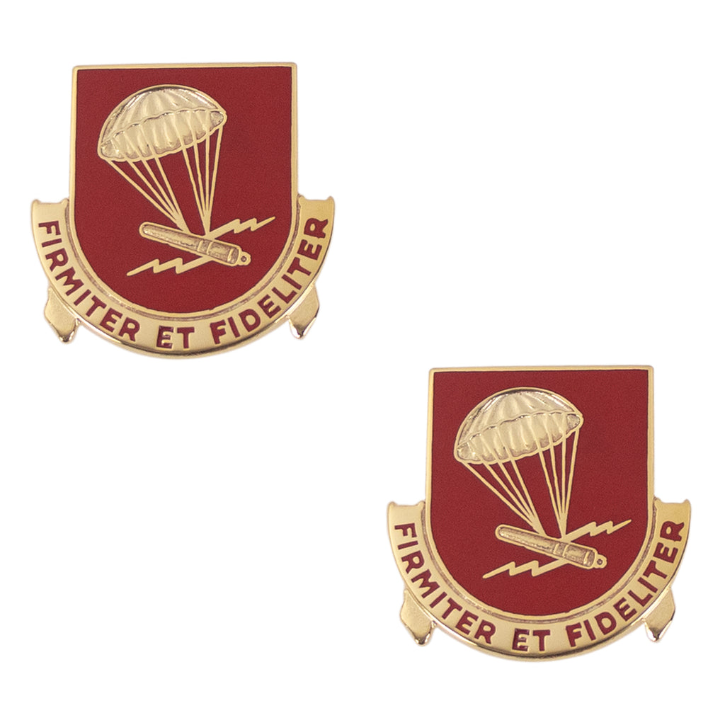 Army Crest: 377th Field Artillery Regiment - Motto: FIRMITER ET FIDELITER