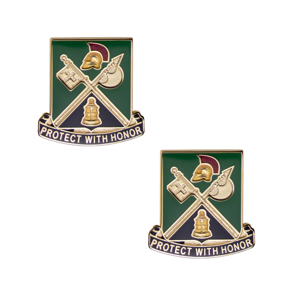 Army Crest: 143rd Military Police Battalion - Protect With Honor