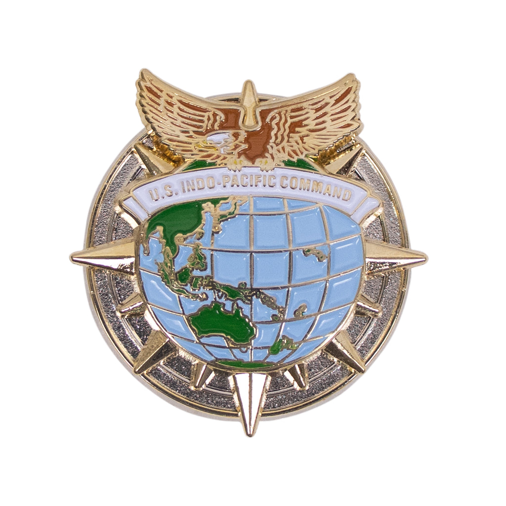 Air Force Identification Badge: US INDO-Pacific Command 2 1/4
