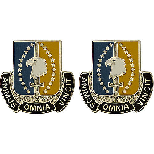 Army Crest: 4th Maneuver Enhancement Brigade - Animus Omnia Vincit