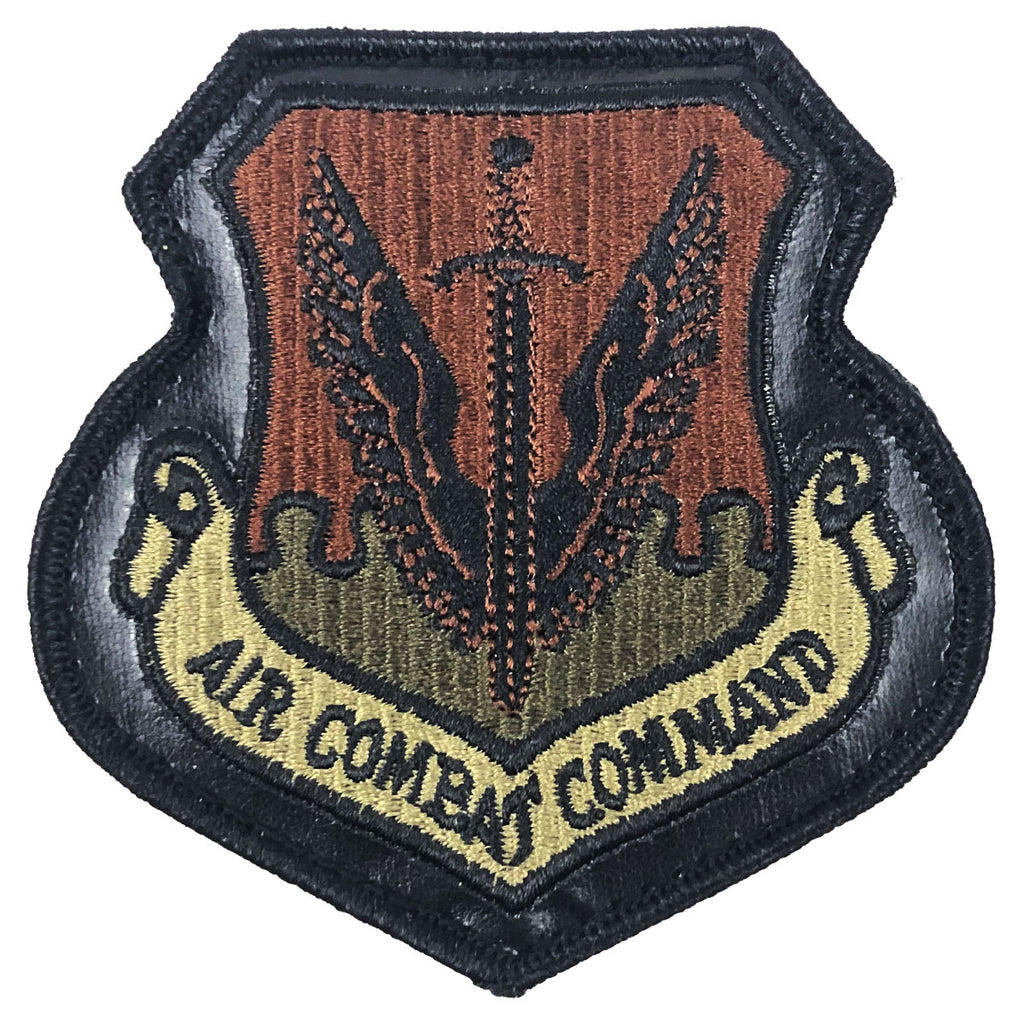 Air Force Patch: Air Combat Command - OCP with Leather and hook