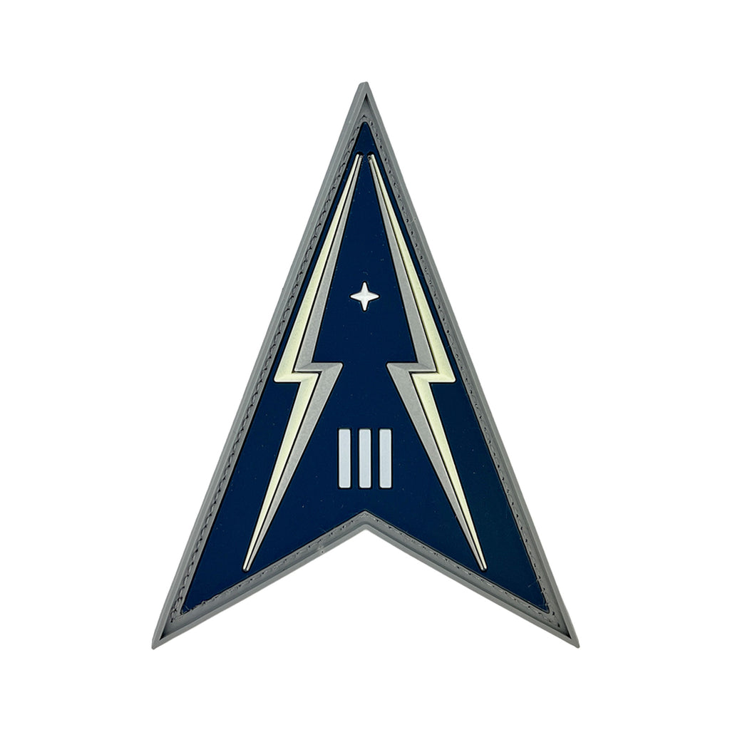 U.S. Space Force PVC Patch Space Delta 3 with hook