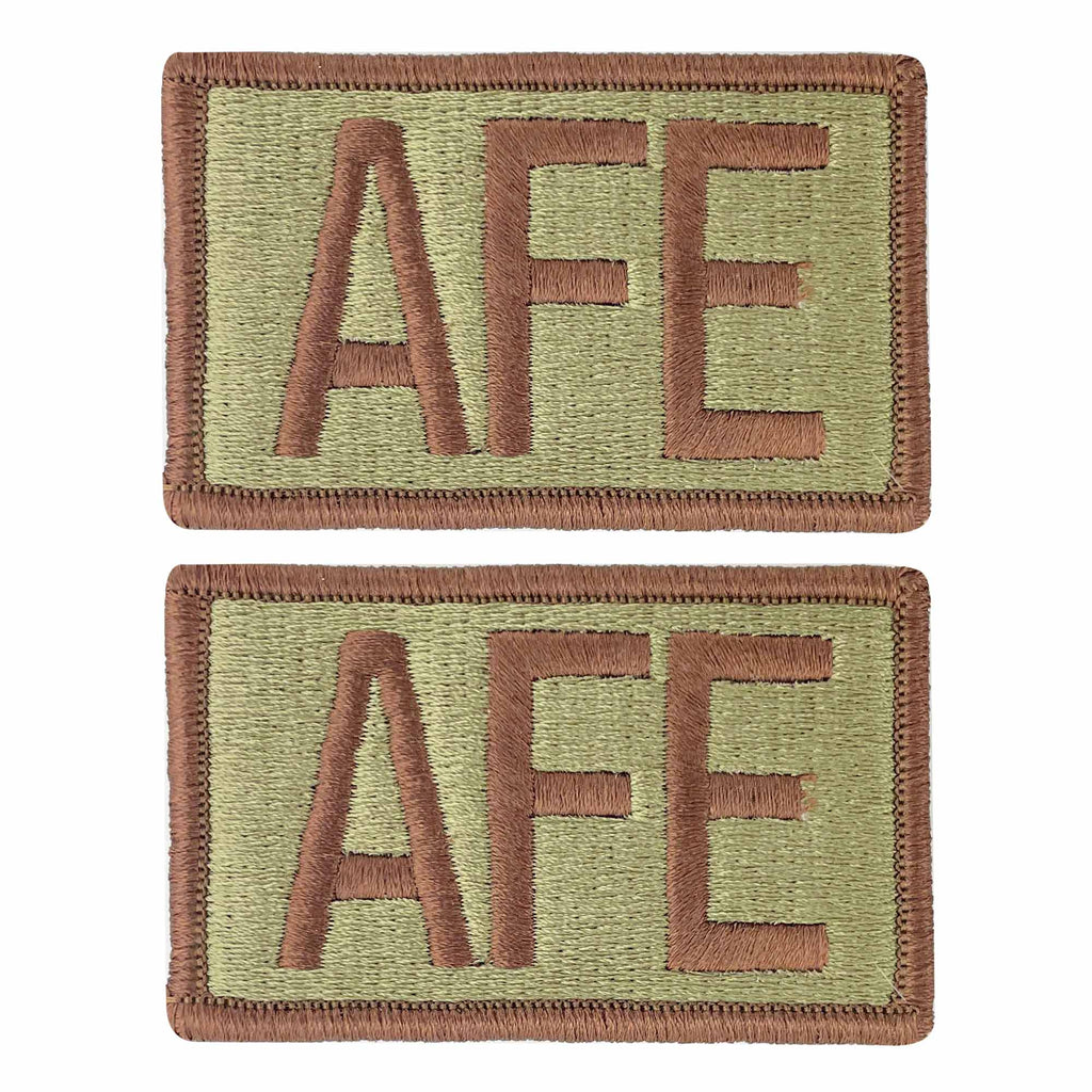 Air Force Patch: AFE Letters - OCP with hook