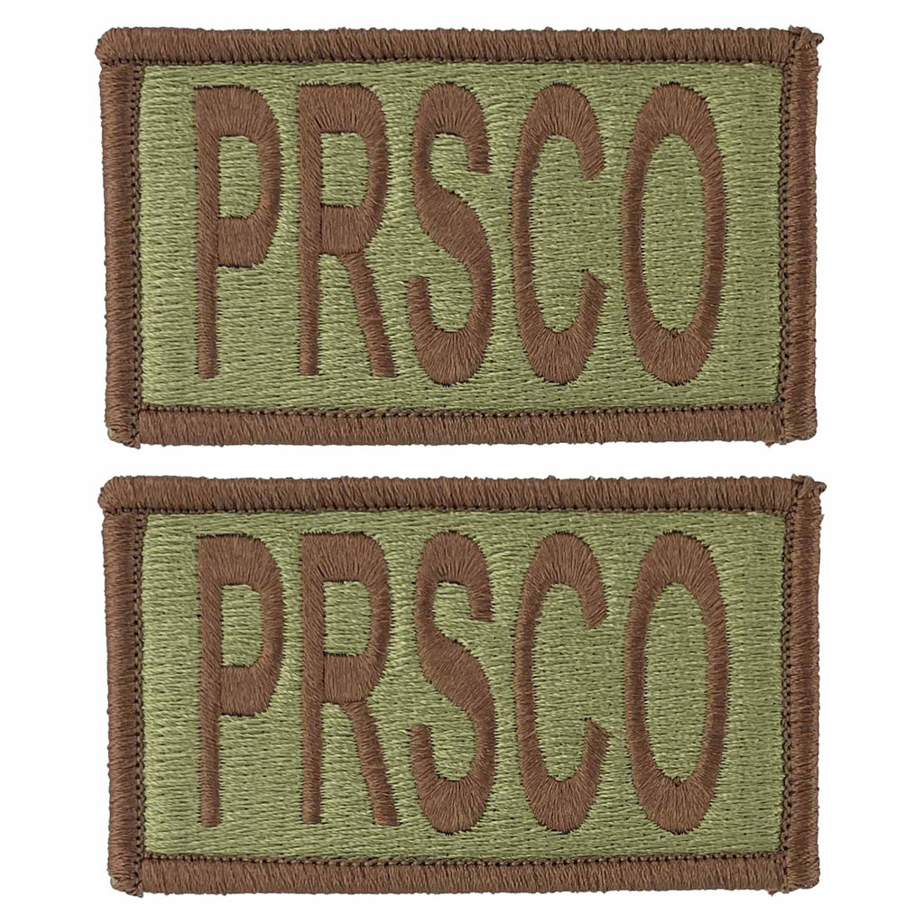 Air Force Patch: PRSCO Letters Spice Brown - OCP with hook