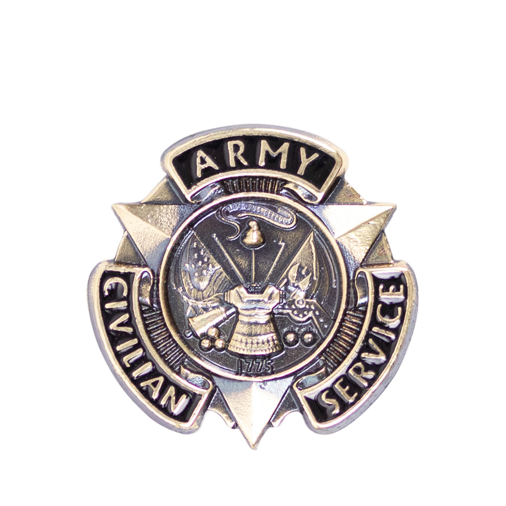 Army Lapel Pin: Civilian Service Bronze