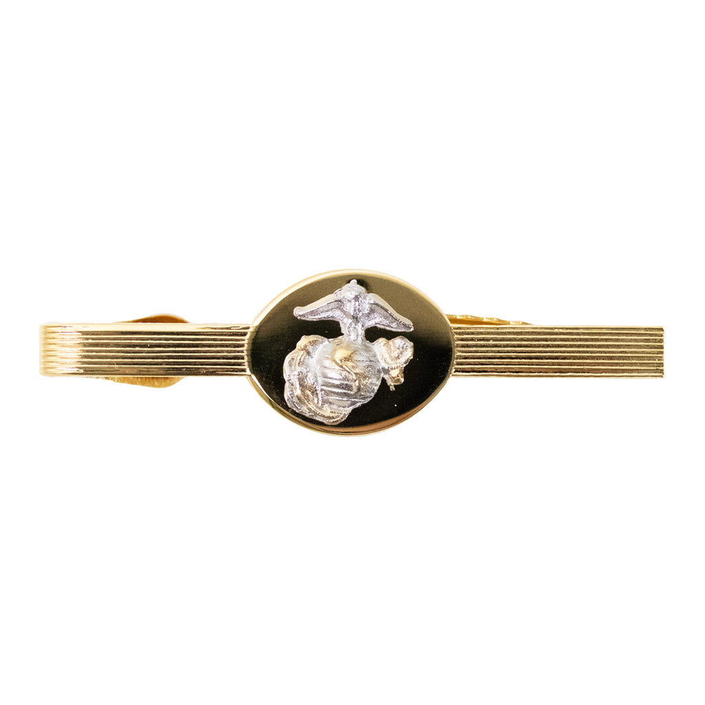 Marine Corps Tie Clasp: Officer - 24K Gold Plated