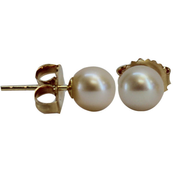 Earrings - pearl ball
