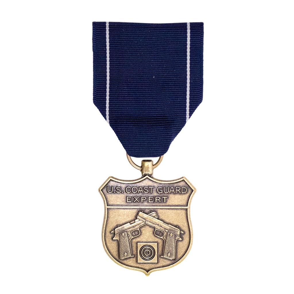 Full Size Medal: Coast Guard Expert Pistol