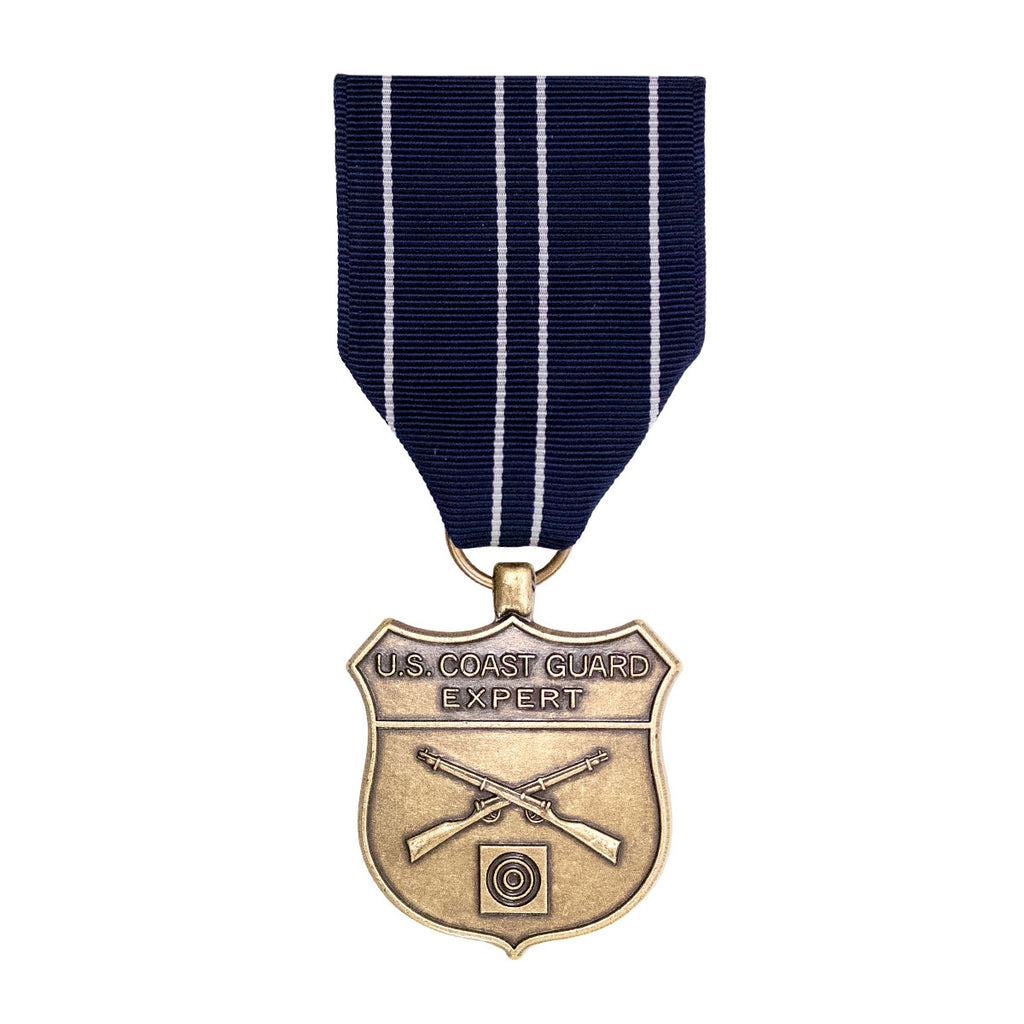Full Size Medal: Coast Guard Expert Rifle