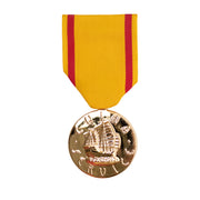 Full Size Medal: China Service Navy - 24k Gold Plated