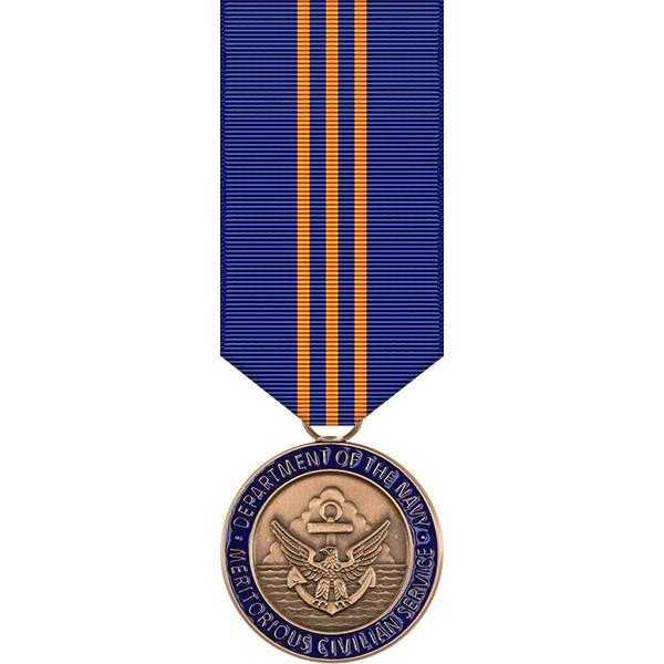 Miniature Medal: Navy Meritorious Civilian Service