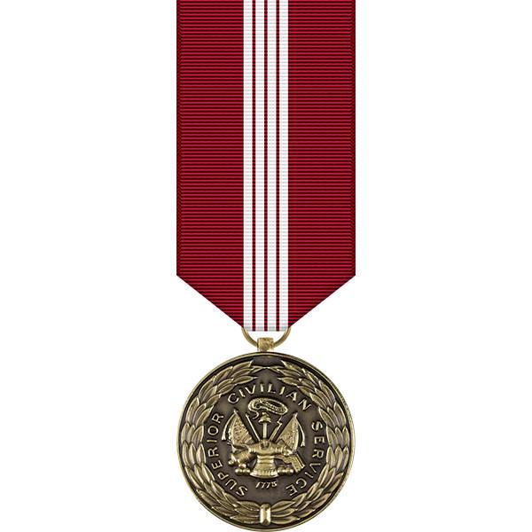 Miniature Medal: Army Superior Civilian Service - old style