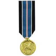 Miniature Medal- 24k Gold Plated: Medal For Humane Action (Berlin Airlift)