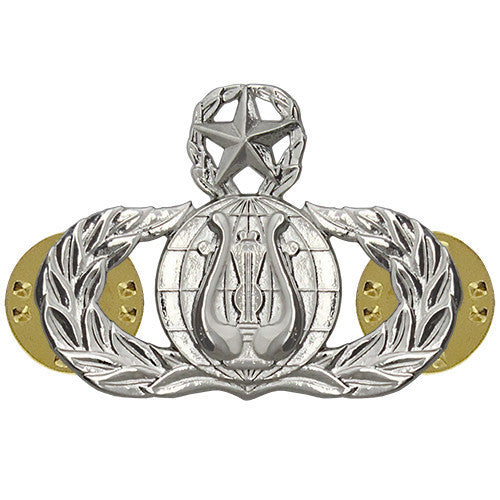 Air Force Badge: Band: Master - midsize