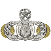 Air Force Badge: Band: Master - midsize
