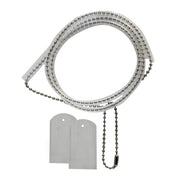 Identification Tag Chain with Silencers - complete set