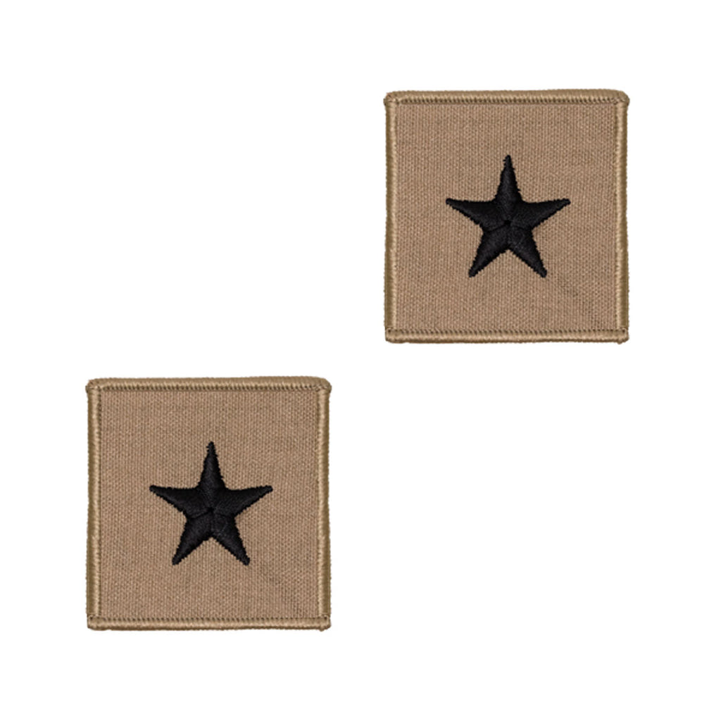Navy Embroidered Rank: 1 Star: Rear Admiral Lower - Desert (NON-RETURNABLE)