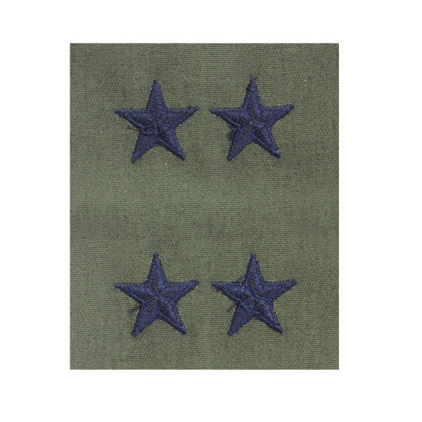 Air Force Embroidered Rank: Major General - subdued fatigue (NON-REFUNDABLE)