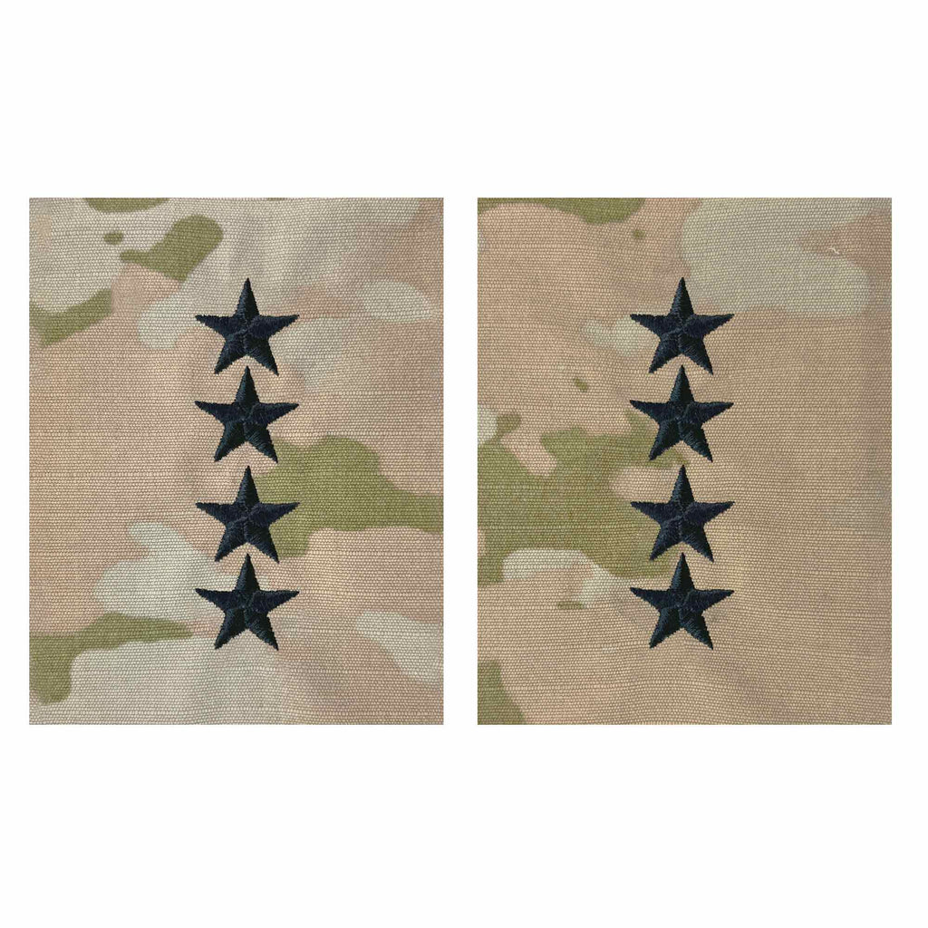 Army Embroidered OCP Sew on Rank: General (Gen)