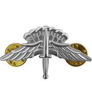 Army Badge: Freefall Jump Wings Halo - regulation size, mirror finish