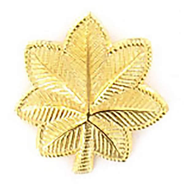 Army Cap Rank: Major - large, 22k gold plated