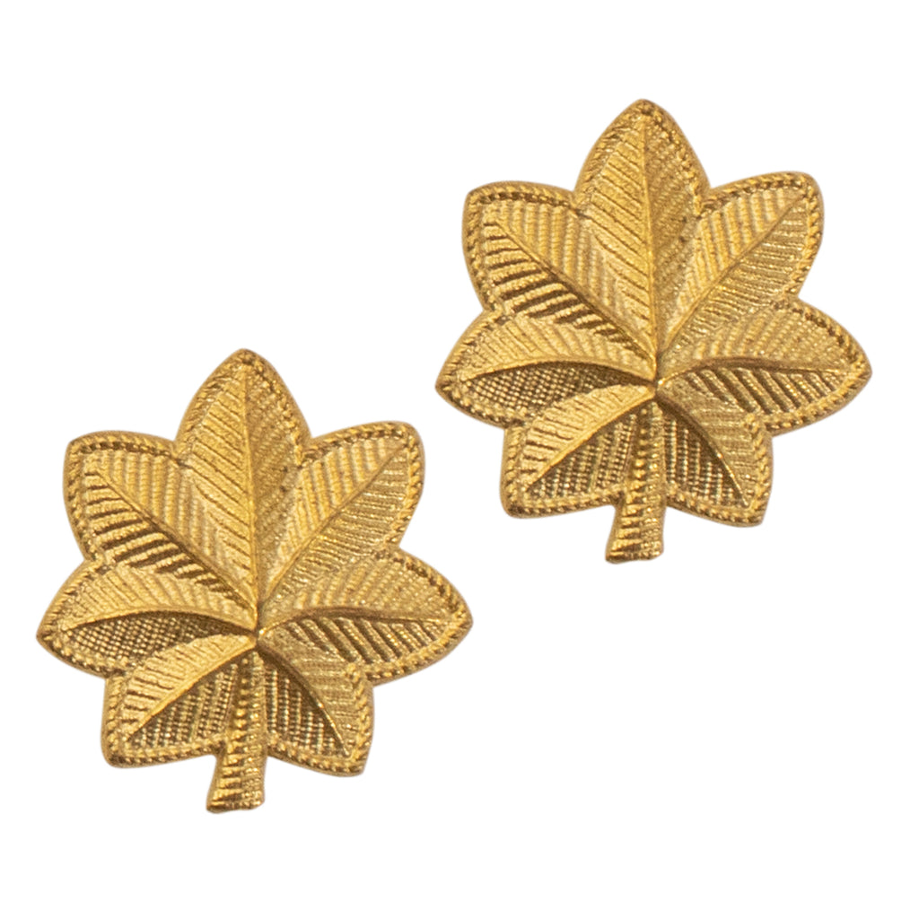 Miniature Collar Device: Oak Leaf Gold