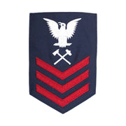 Coast Guard E6 Rating Badge: DAMAGE CONTROLMAN - Blue
