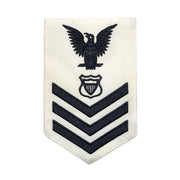 Coast Guard E6 Rating Badge: Maritime Enforcement - White CNT