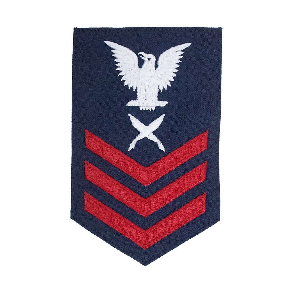 Coast Guard E6 Rating Badge: YEOMAN - Blue