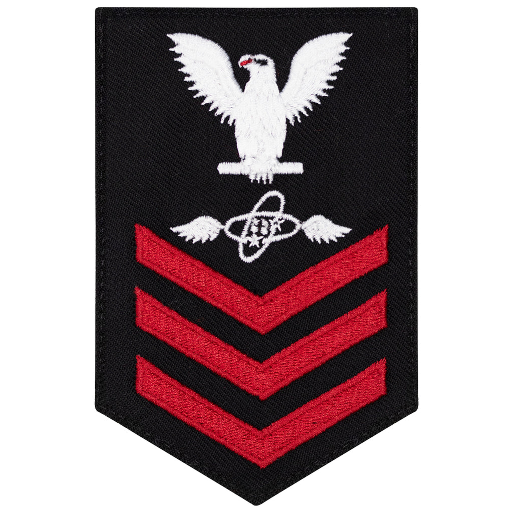 Navy E6 FEMALE Rating Badge: Aviation Electronics Tech - New Serge for Jumper