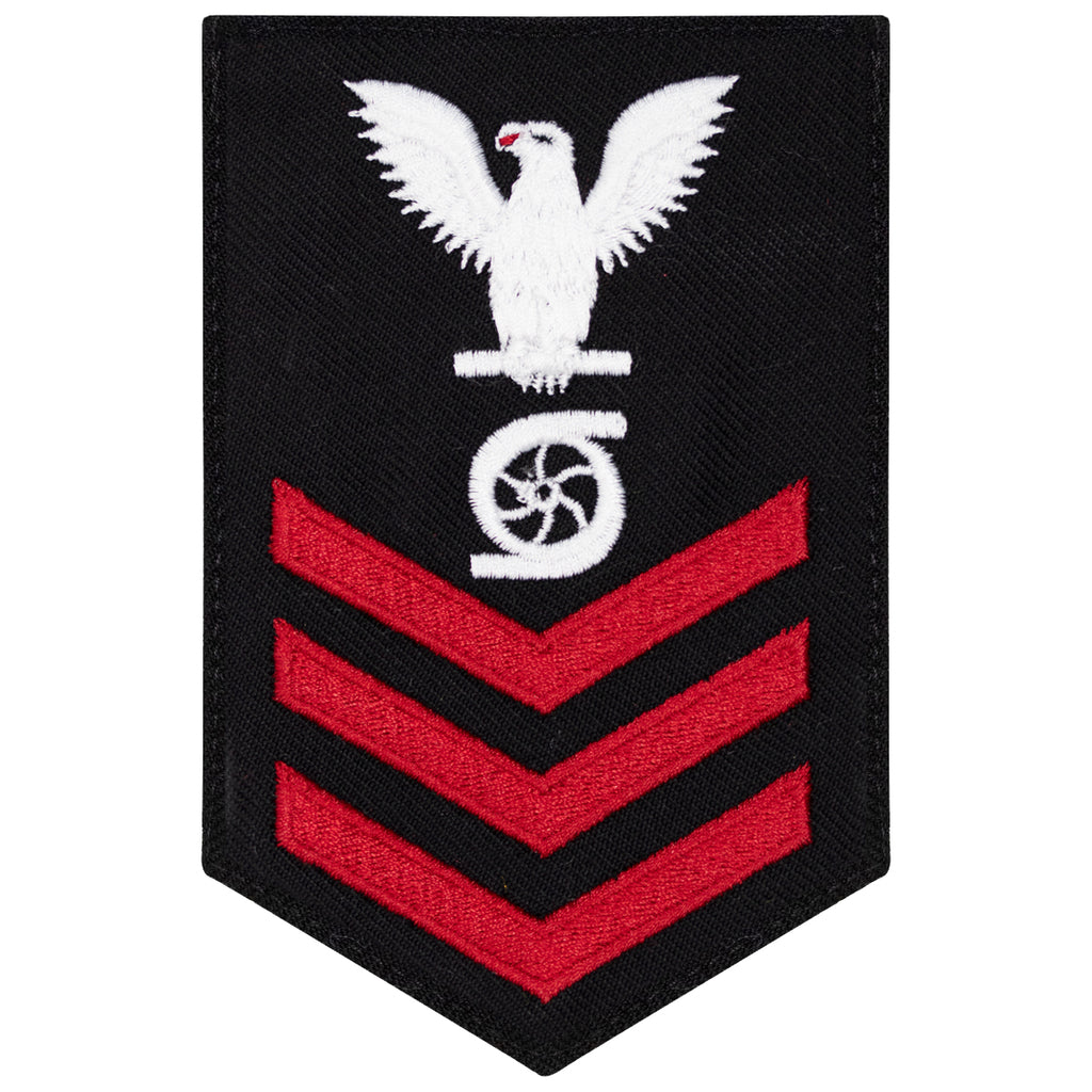Navy E6 FEMALE Rating Badge: Gas Turbine System Tech - New Serge for Jumper