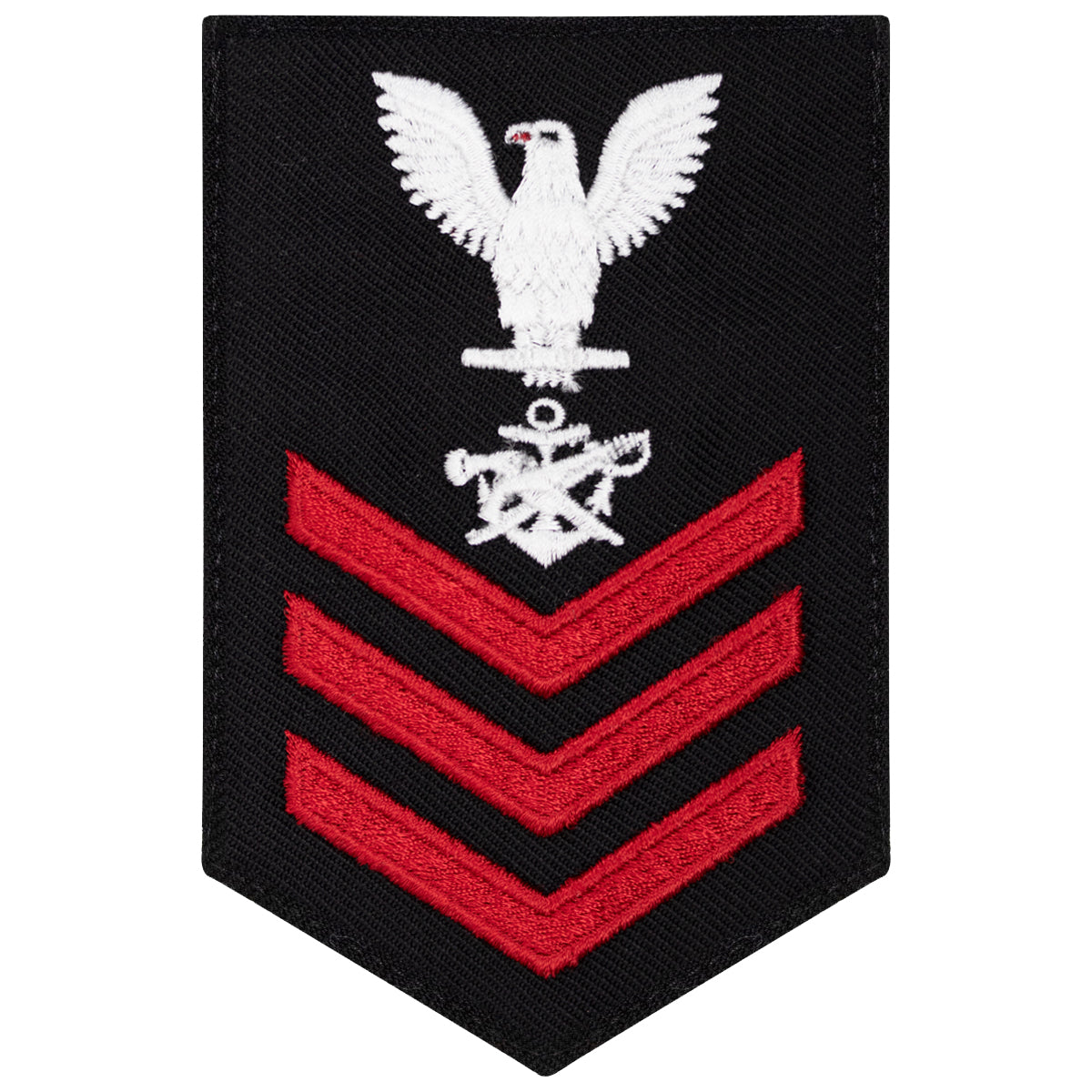 Navy E6 FEMALE Rating Badge: Special Warfare Boat Operator - New Serge for Jumper