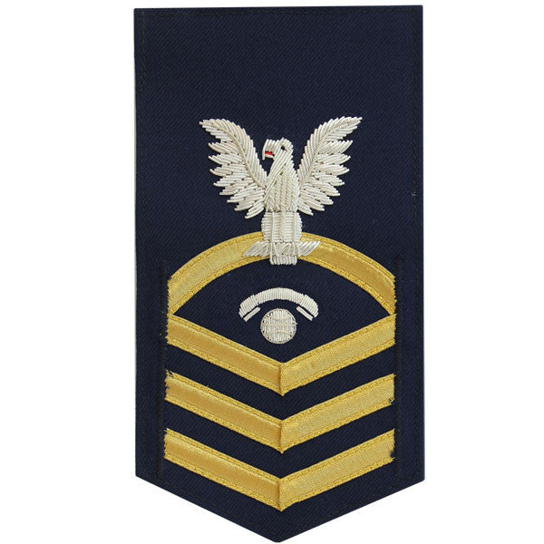 Coast Guard E7 Rating Badge:  Information Specialist  