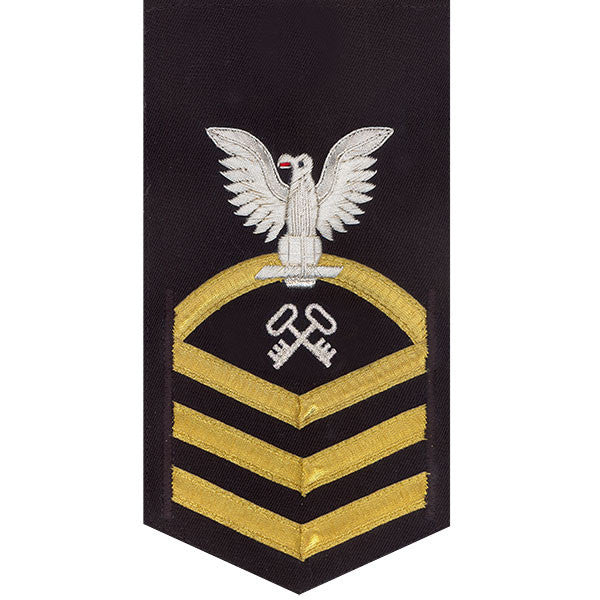 Navy E7 MALE Rating Badge: Storekeeper and Logistics Specialist - vanchief