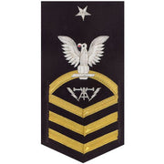 Navy E8 MALE Rating Badge: Fire Controlman - vanchief on blue