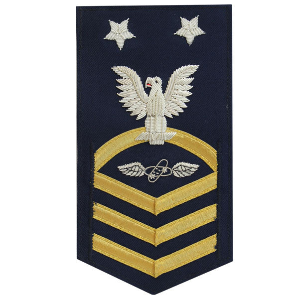 Coast Guard E9 Rating Badge:  Avionics Electrical Technician 