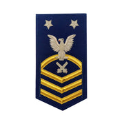Coast Guard E9 Rating Badge:  Gunners Mate 