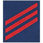 Coast Guard Ratting Badge: Group Rate E3 Fireman - blue serge