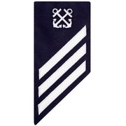 Coast Guard E3 Rating Badge: BOATSWAIN MATE - BLUE
