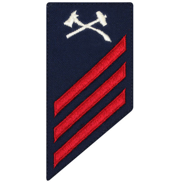 Coast Guard E3 Rating Badge: DAMAGE CONTROL - BLUE