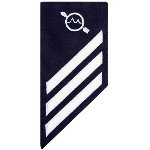 Coast Guard E3 Rating Badge: OPERATIONS SPECIALIST - BLUE