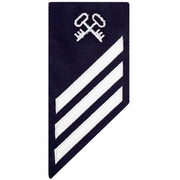Coast Guard E3 Rating Badge: STOREKEEPER - BLUE